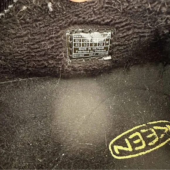 KEEN Mens 10 Howser Slipper II Monochrome Black Indoor Outdoor Comfort - Picture 3 of 7